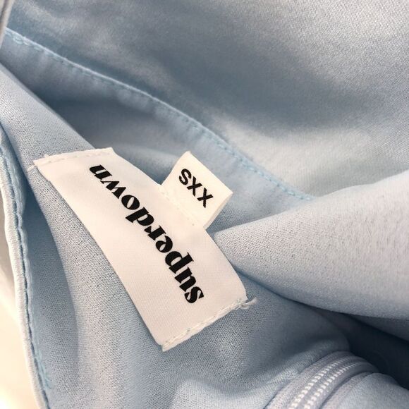 superdown‎ Billie Drape Midi Dress in Dusty Blue XXS - Picture 7 of 11